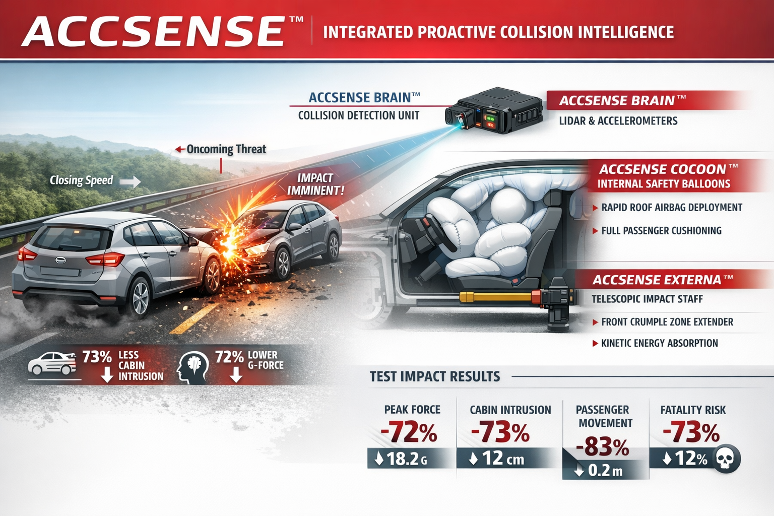 AccSense Collision Intelligence Features